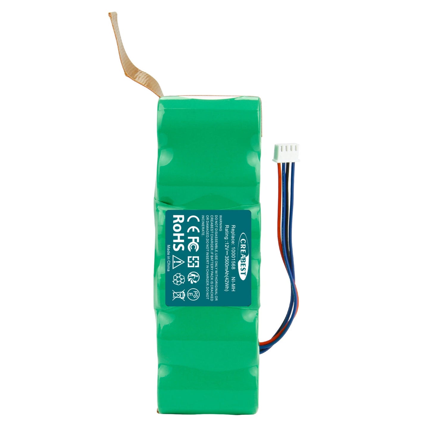 SHENTEC 3500mAh 12V Ni-MH Battery For DD3G DD4G 10001568 ZJ1517-HFR Sweeper DD35 DG710