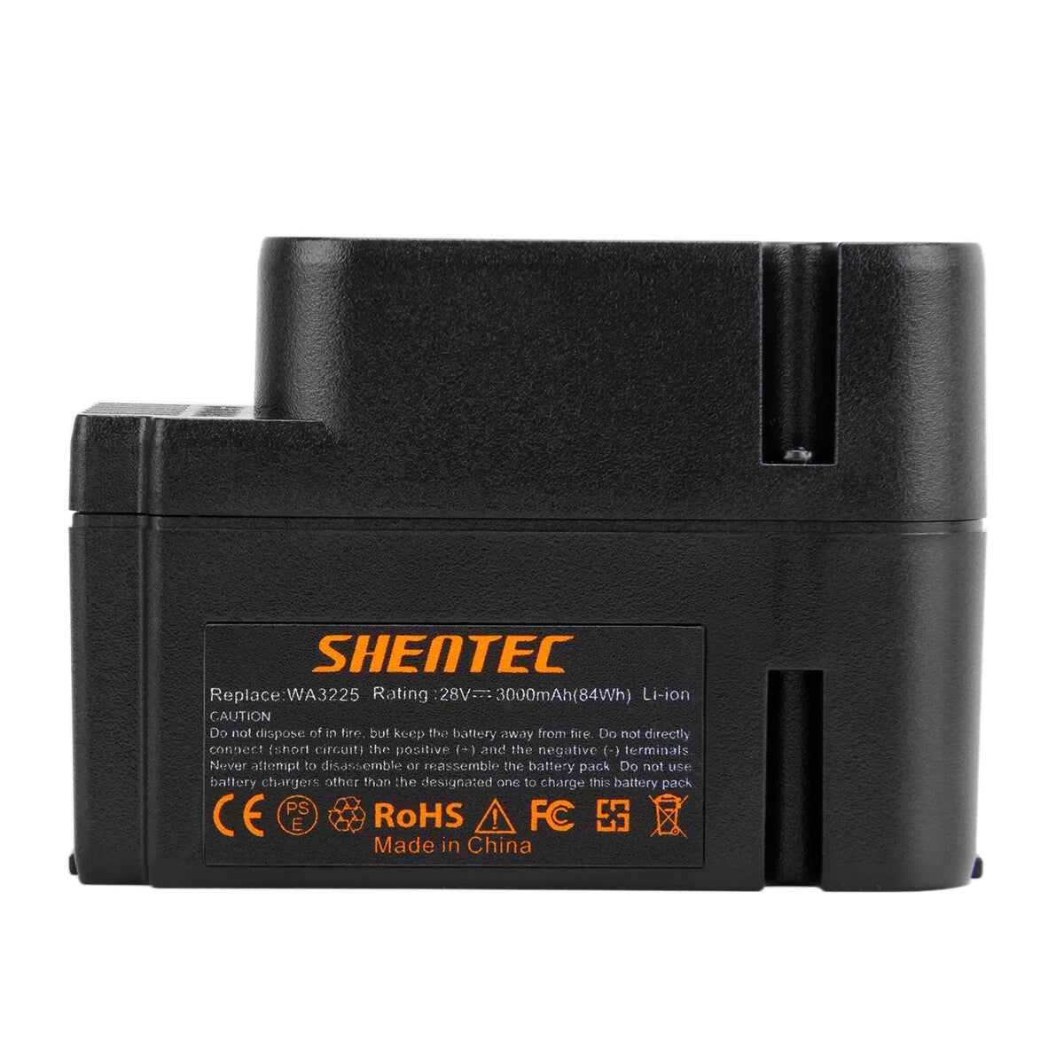 SHENTEC PLG 2 Pack 3.0AH 28V Li-ion Battery For Worx WG790E WG754E WG794E WG755E WA3225 WA3565