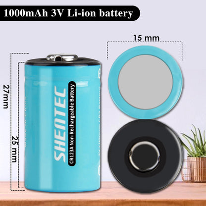 SHENTEC 20Pcs 1000mAh 3Volt CR-2 CR2 Lithium Battery For DR2R DLCR2 KCR2 CR17355