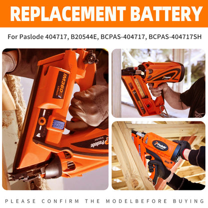 SHENTEC 4AH 6V Ni-MH Battery For Paslode 404717 900400 902200 IM50 IM65 IM250