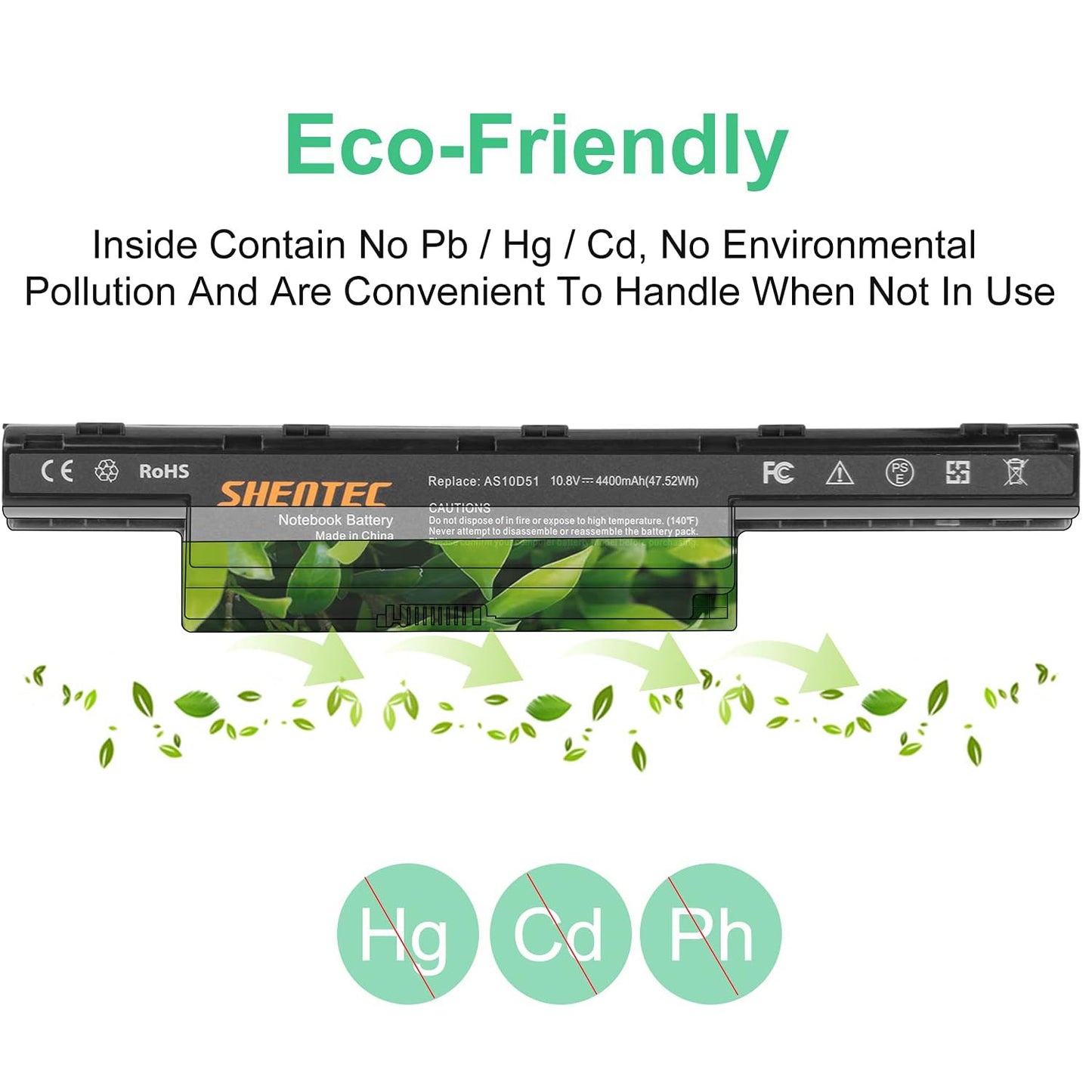 SHENTEC AS10D31 AS10D51 AS10D81 AS10D75 Battery for Acer Aspire