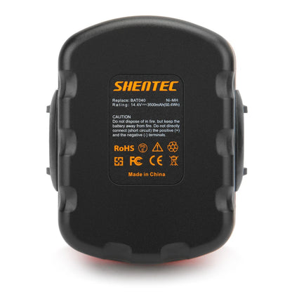 SHENTEC 14.4V 3500mAh Ni-MH Battery For Bosch BAT038 BAT040 PSR