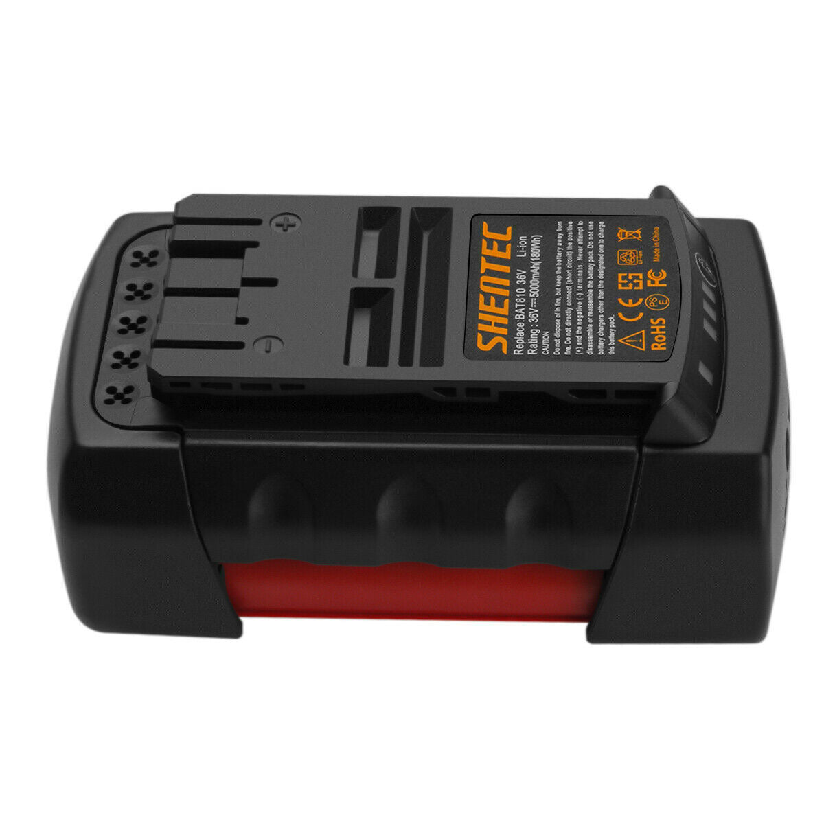 SHENTEC 2 X 5.0Ah 36V Li-ion Replacement Battery for Bosch BAT810 GSB GSR 36 V-Li GBH 36 VF-Li BAT818