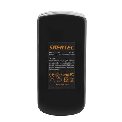 SHENTEC 3.5Ah 12V Ni-MH Battery For Festool C12 C12LI T12+3 BPC12 BPS12C BPS12S