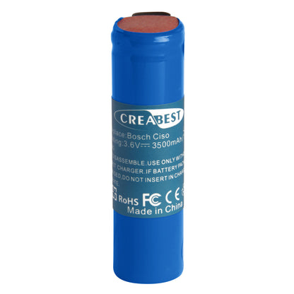 SHENTEC 3.6V 3.5Ah Li-ion Replacement Battery For Bosch PTK 3.6Li PSR Select 3.6 ISO IXO XEO ISIO