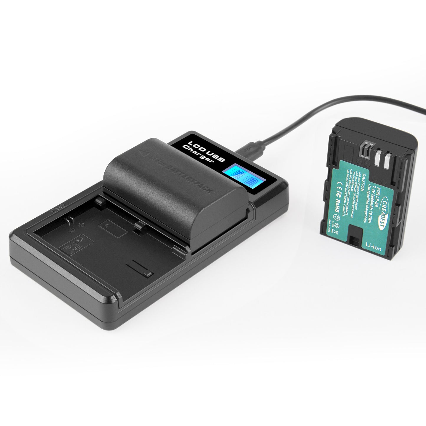 2xLP-E6 LP-E6N Battery+Dual Charger For Canon EOS 90D 5D Mark III IV 80D 60D 70D