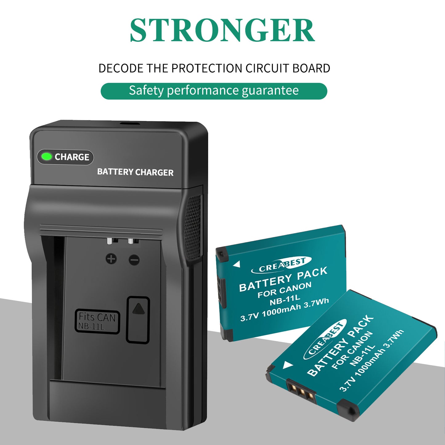 2x NB-11L/11LH Battery+Charger For Canon SX410 SX420 SX430 IS IXUS 180 185 190