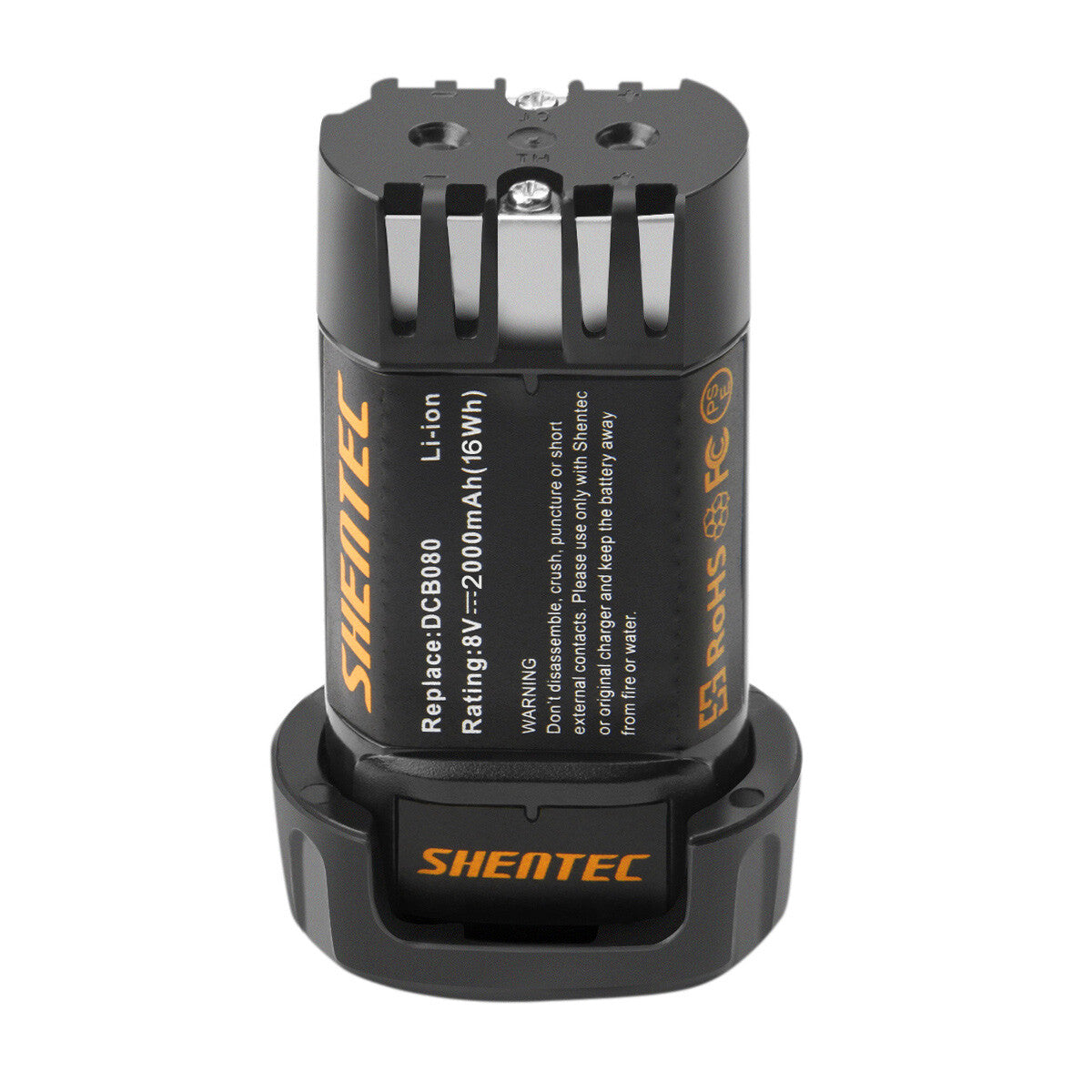 SHENTEC 8V 2000mAh Lithium-Ion Battery For Dewalt DCB080 DCL023 DW4390 DCF680N1 DCF680G2