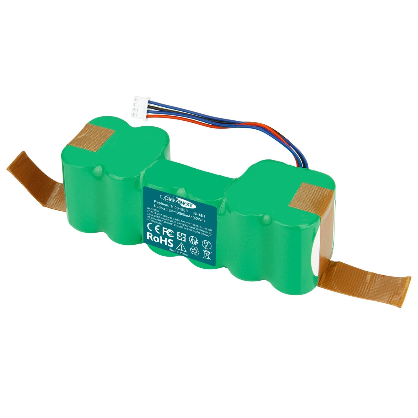 SHENTEC 3500mAh 12V Ni-MH Battery For DD3G DD4G 10001568 ZJ1517-HFR Sweeper DD35 DG710