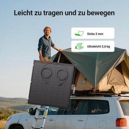 480W Flexible Solar Panel Kit 2 x 240 W Flexible Solar Module for Motorhome, Car, Shed, Roof, Boat, Balcony, IP67, Solar Cell Photovoltaic Off Grid