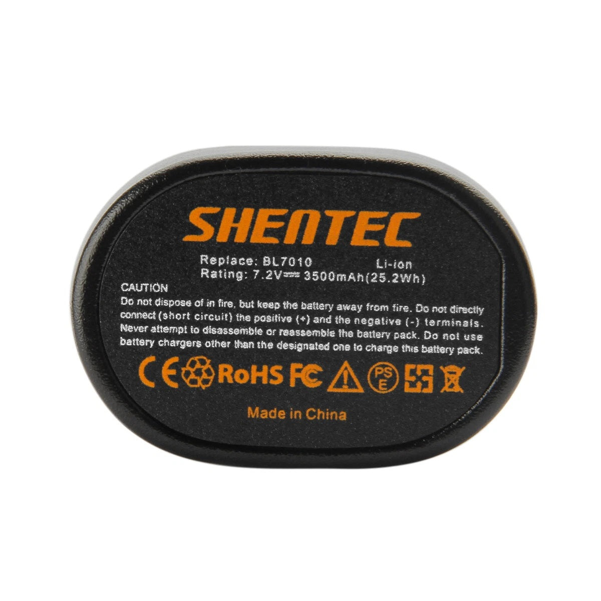 SHENTEC 3.5Ah 7.2V Li-ion Battery For Makita BL7010 CL070D 194356-2 DF010D GN900S