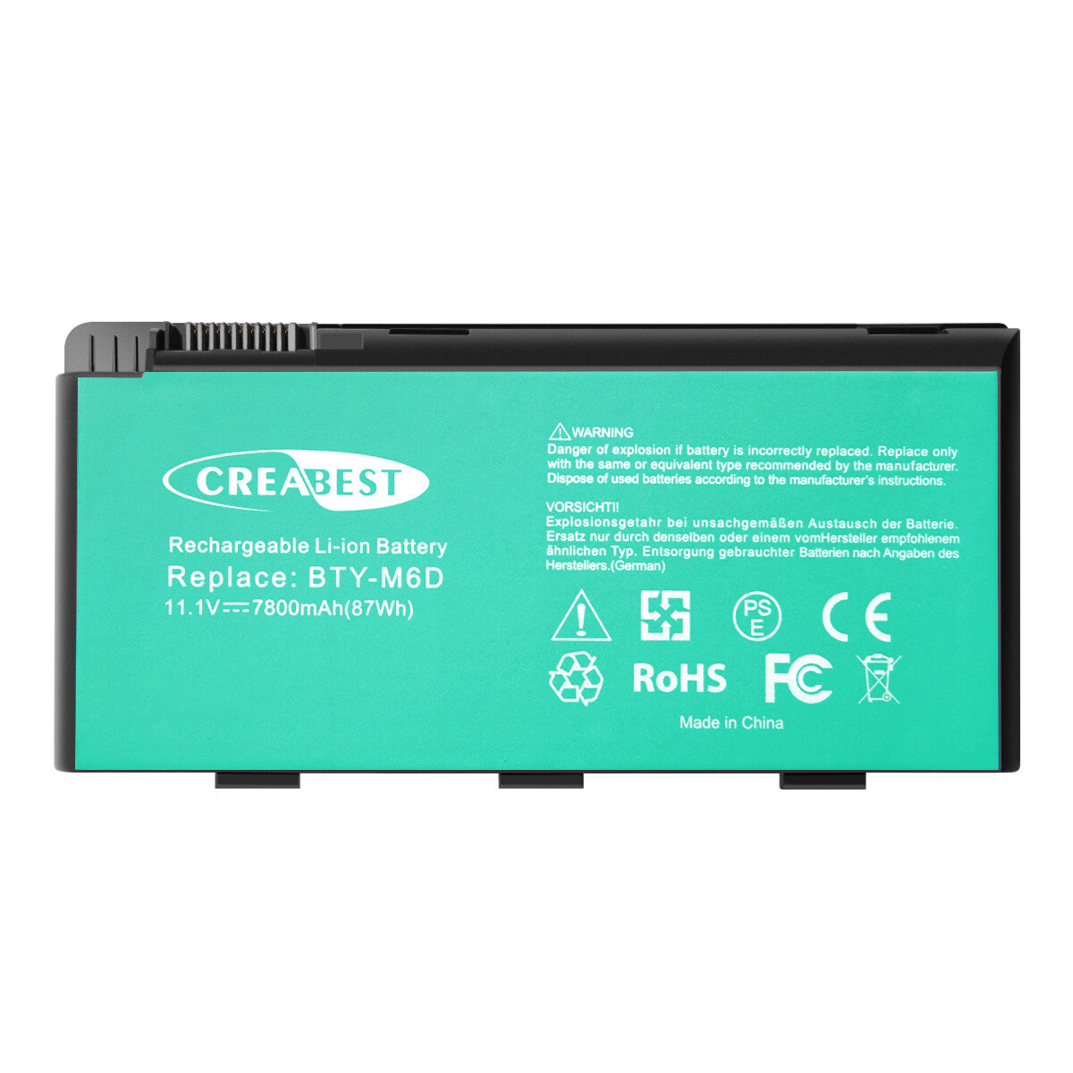 11.1V BTY-M6D 7.8Ah Battery For MSI GT70 GX660 GT660 GT660R GT660R GT680 GT683