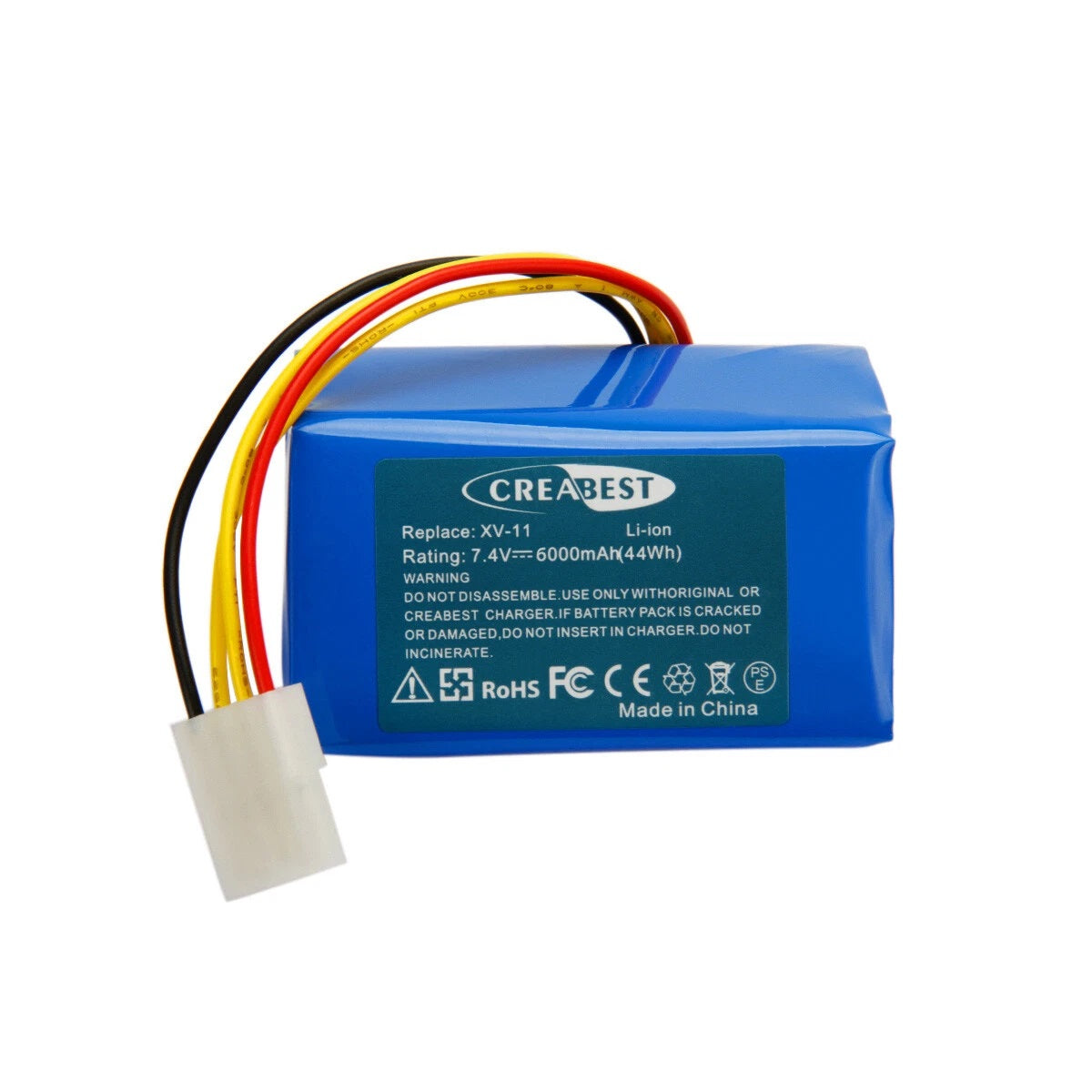 6Ah 7.4V Li-ion Battery For Neato XV-21 XV-14 VX-100 XV-12 945-0005 945-0024