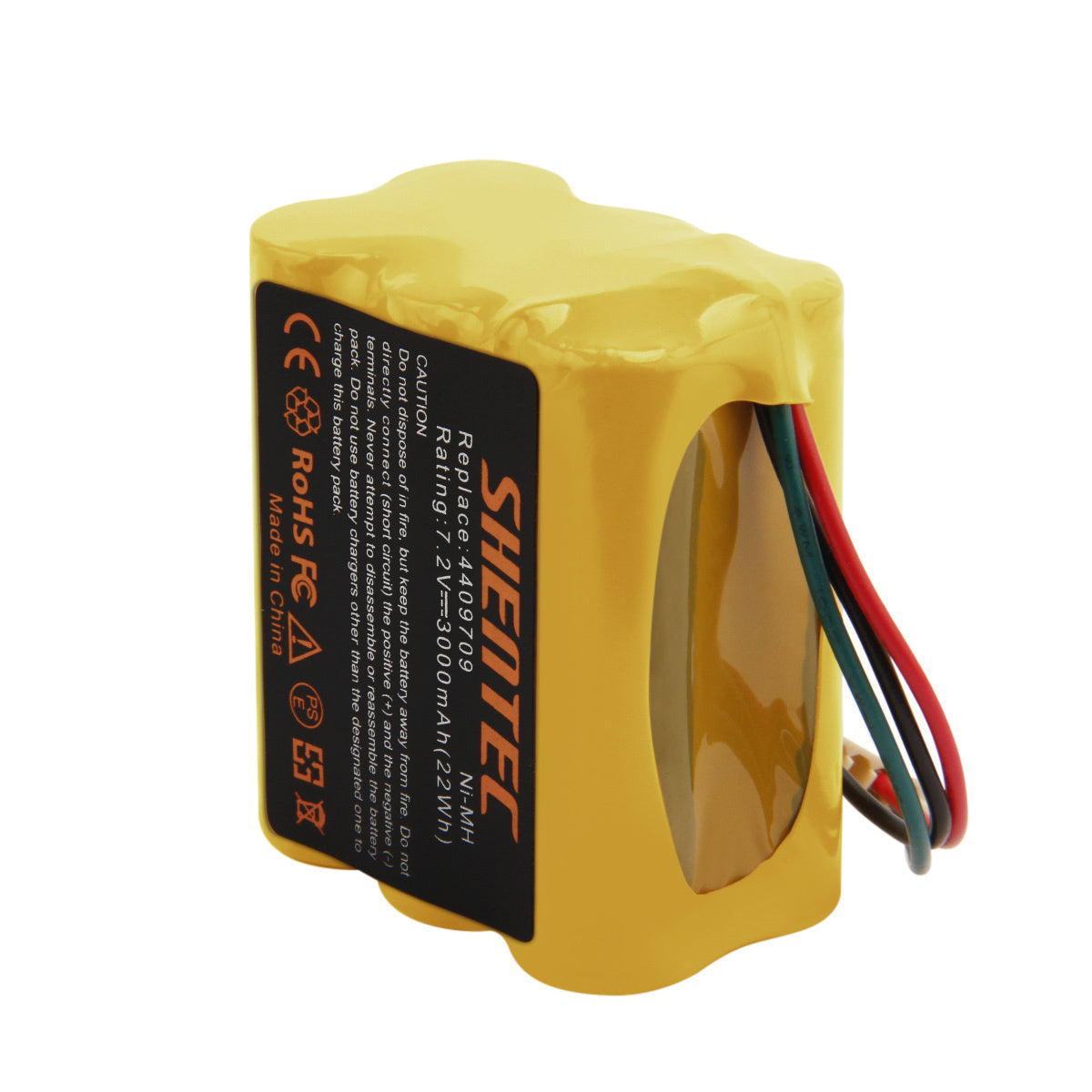 SHENTEC 2x 3.0AH 7.2V Ni-MH Battery For iRobot Braava 390 380T 390T 4409709 Mint Plus 5200C