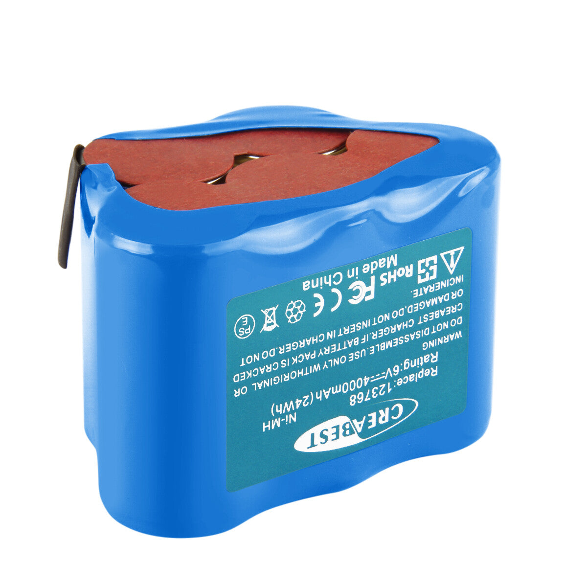 SHENTEC 4000mAh 6V Ni-MH Battery for ULO BOX EBL 801 123768 93230 5 VYRR