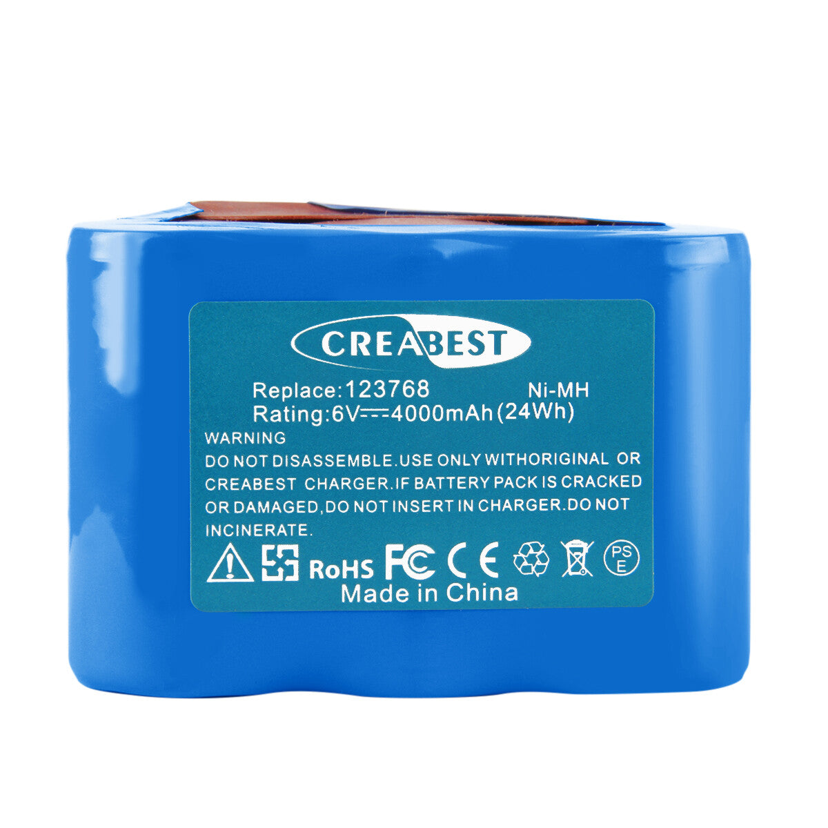 SHENTEC 4000mAh 6V Ni-MH Battery for ULO BOX EBL 801 123768 93230 5 VYRR