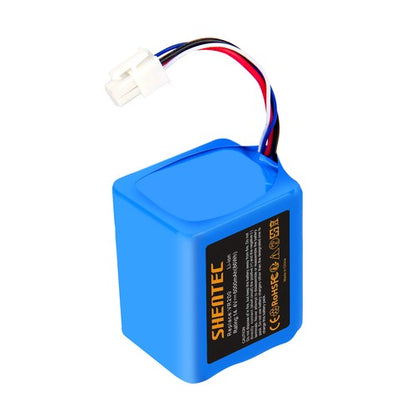 SHENTEC 6000mAh 14.4V Li-ion Battery For Vorwerk Kobold VR200 20884-1 4NCR18650P2-C001A