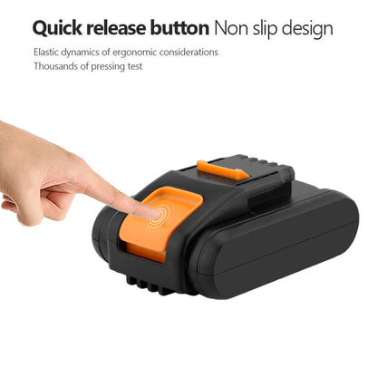 SHENTEC 2 Packs 3500mAh 20V Li-ion Battery for Worx WA3551.1 WG169 WX372 WX166 WX372